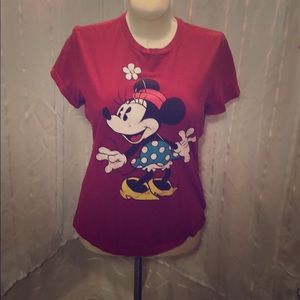 2 for $20 Disney Minnie Mouse Red Shirt Size Large